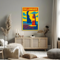 Delaware Lighthouse Poster