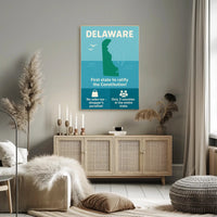 Delaware Shoppers Paradise Wall Art Print PosterGoat
