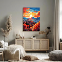 Athenian Sunset Poster