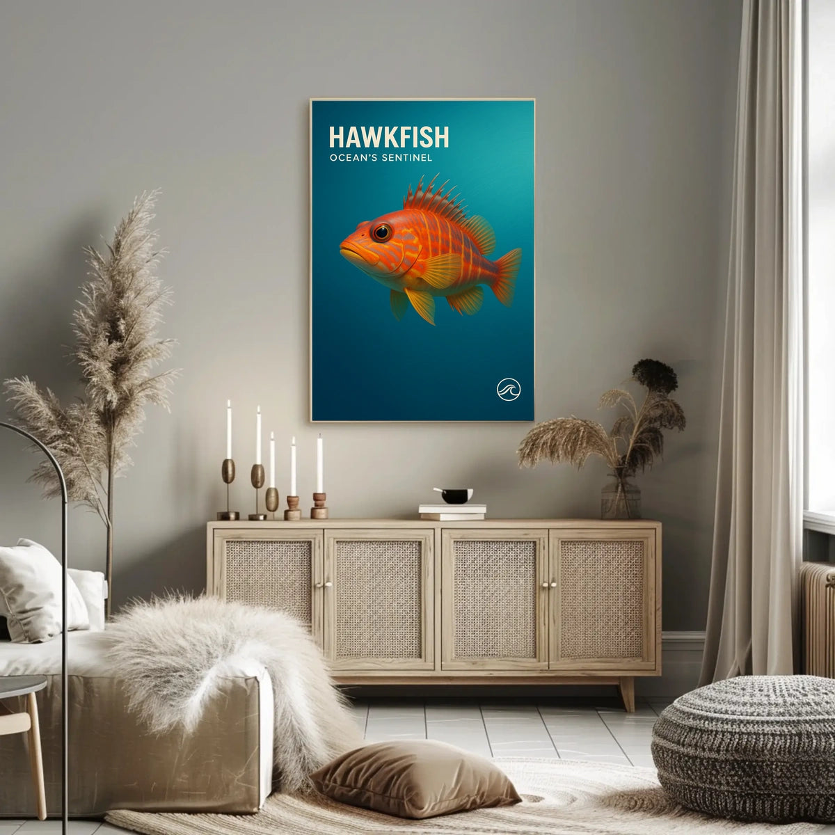 Hawkfish OceanS Sentinel Poster