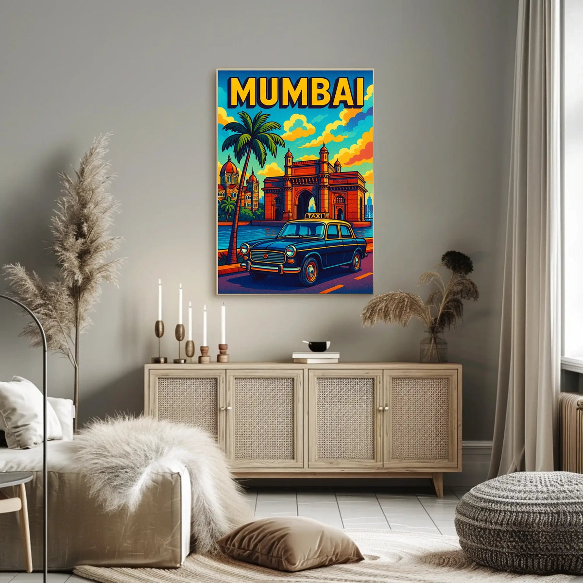 Vibrant Mumbai Poster