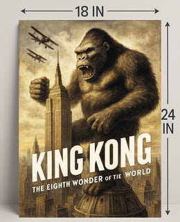 King Kong The Eighth Wonder Poster PosterGoat
