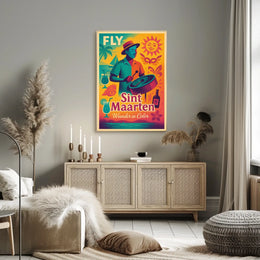 Fly To Sint Maarten Poster