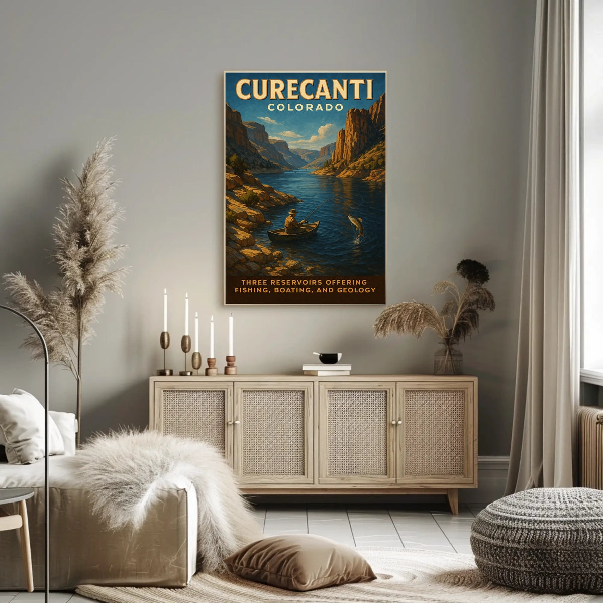 Curecanti Colorado Adventure Poster