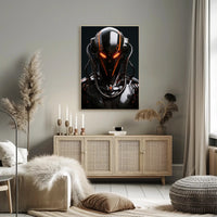 Futuristic Cyborg Sentinel Poster PosterGoat
