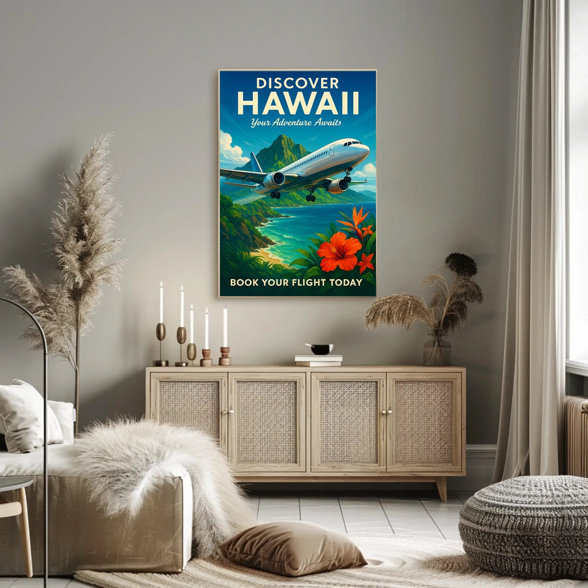 Hawaii Adventure Travel Poster