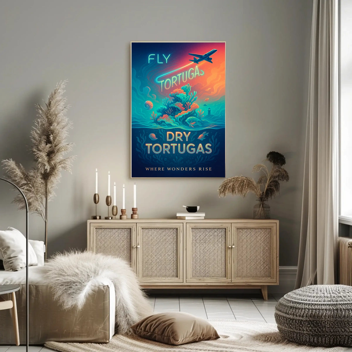 Fly to Dry Tortugas Poster