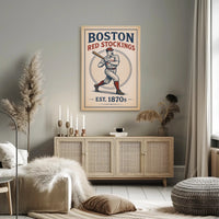 Boston Red Stockings Est. 1870s Poster PosterGoat