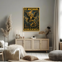 St. Michael Archangel Protection Art Poster