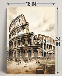 The Colosseum A Timeless Icon Poster
