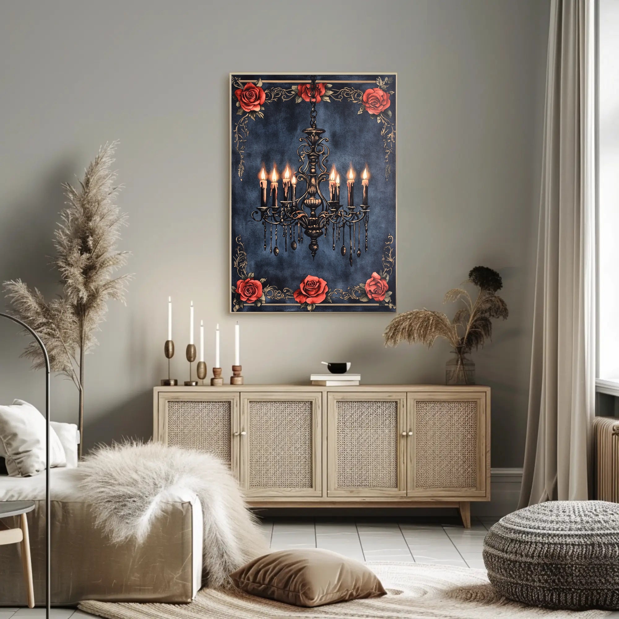 Chandelier Elegance Poster