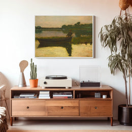 Serene Solitude: Impressionistic Tranquility Artistic Poster