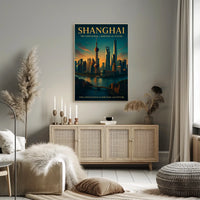 Shanghai The Confluence of Heritage and Future Poster