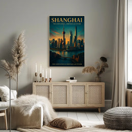 Shanghai The Confluence of Heritage and Future Poster