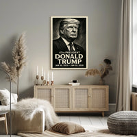 Donald Trump 47th President Poster