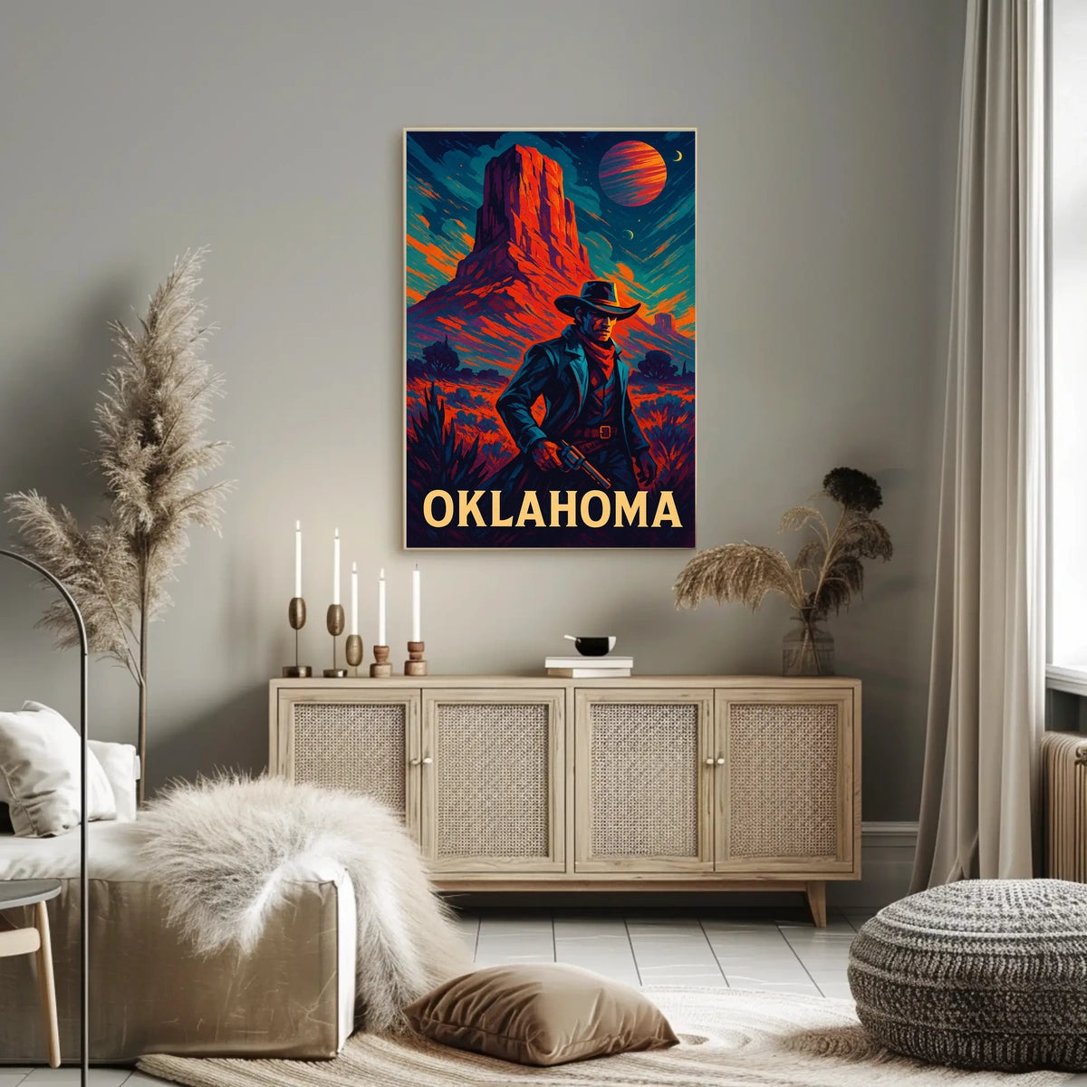 Oklahoma Western Adventure Poster