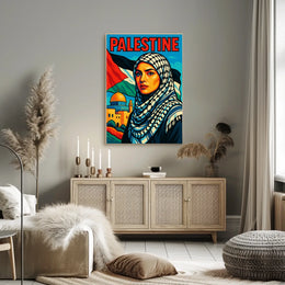 Palestine A Symbolic Tribute Poster