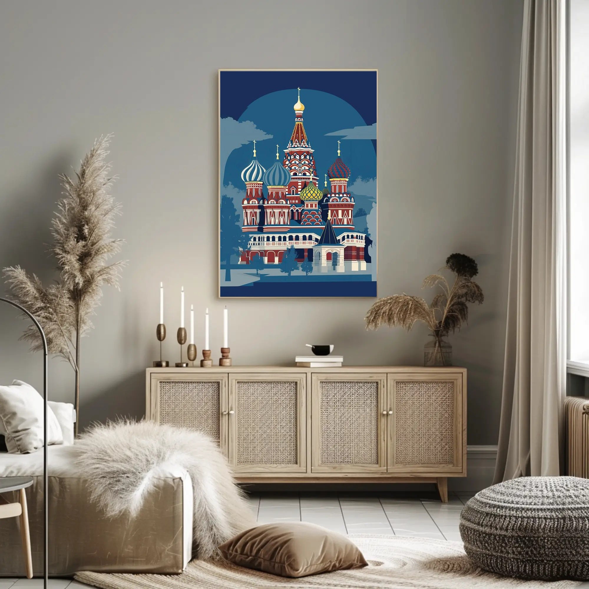 Vibrant Eastern European Architecture Poster