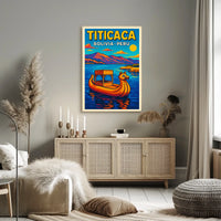 Titicaca Bolivia-Peru Adventure Poster