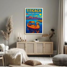 Titicaca Bolivia-Peru Adventure Poster