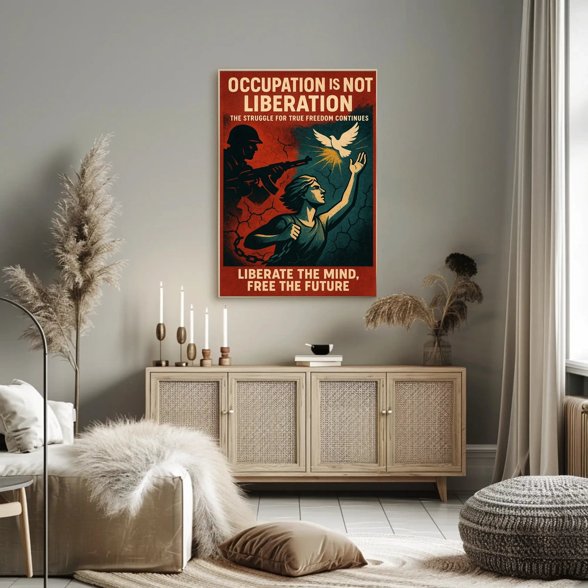 Occupation Is Not Liberation Poster