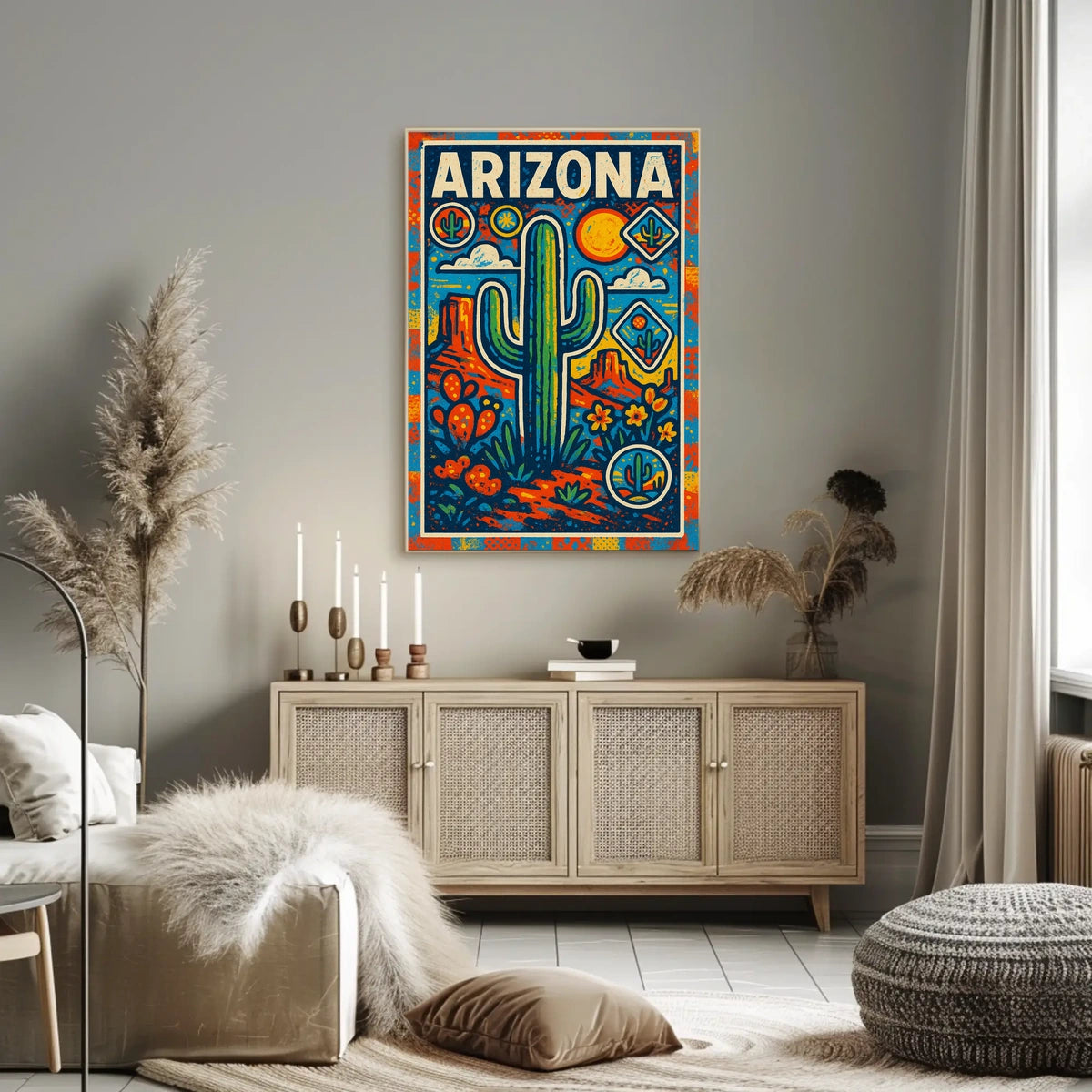Arizona Desert Vibes Poster