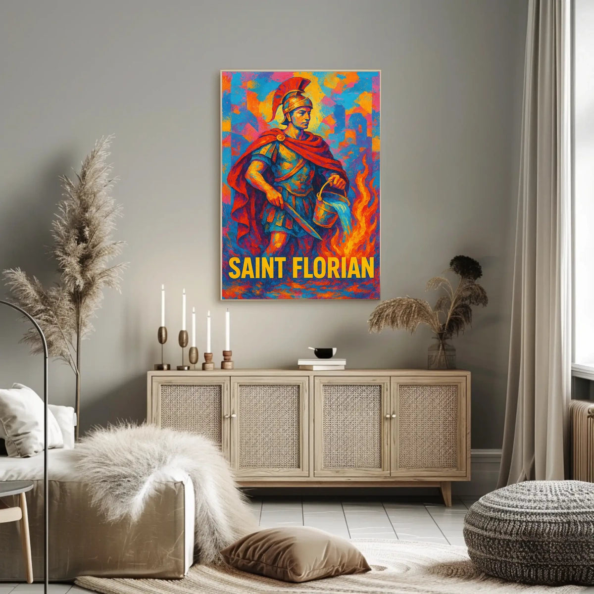 Saint Florian Poster