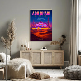 Abu Dhabi Visionary Gateway Travel Poster