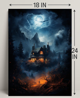 The Enchanted House In The Woods Poster