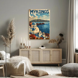Scenic Mykonos Poster