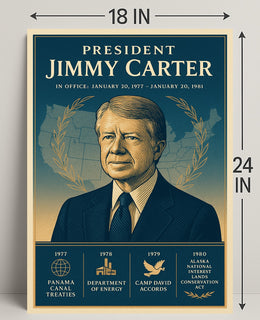 Jimmy Carter Leadership Gallery Print PosterGoat