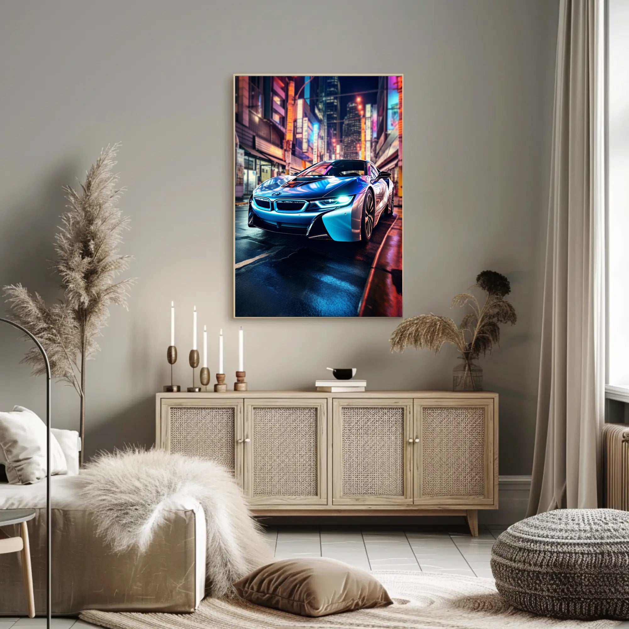 Sleek Urban Ride Poster PosterGoat