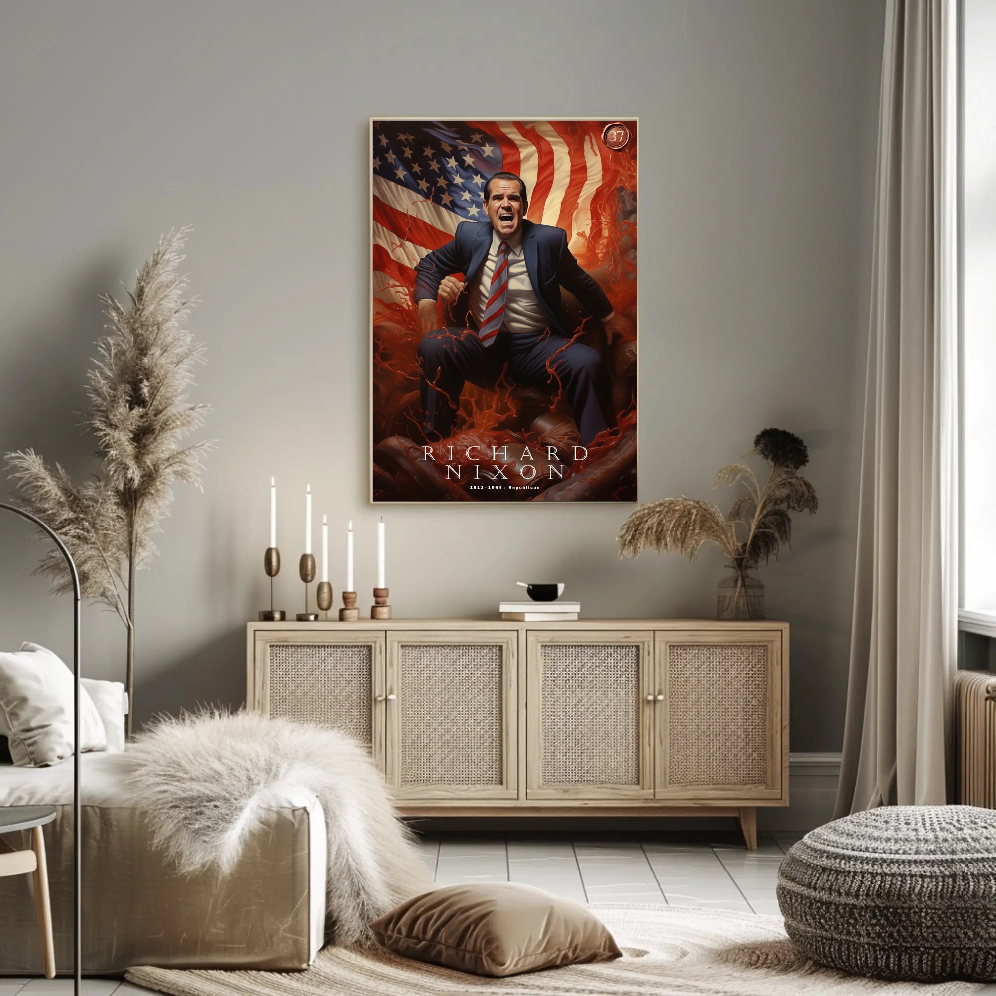 Richard Nixon: A Political Legacy Poster
