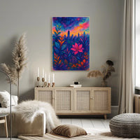 Cityscape In Bloom Poster