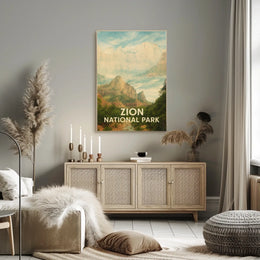 Zion National Park Poster