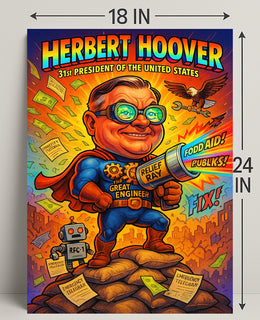 Herbert Hoover 31st President Poster PosterGoat