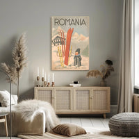 Winter Tourism in Romania Poster PosterGoat