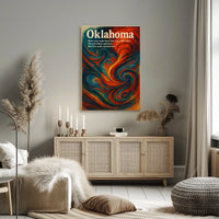 Oklahoma A Vibrant State Poster