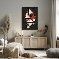 Abstract Geometric Composition Abstract Poster