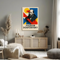 Fyodor Dostoevsky Literary Tribute Art Poster