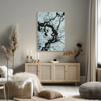 Abstract Winter Landscape Poster