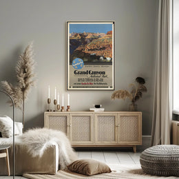 Grand Canyon Vintage Travel Poster Print