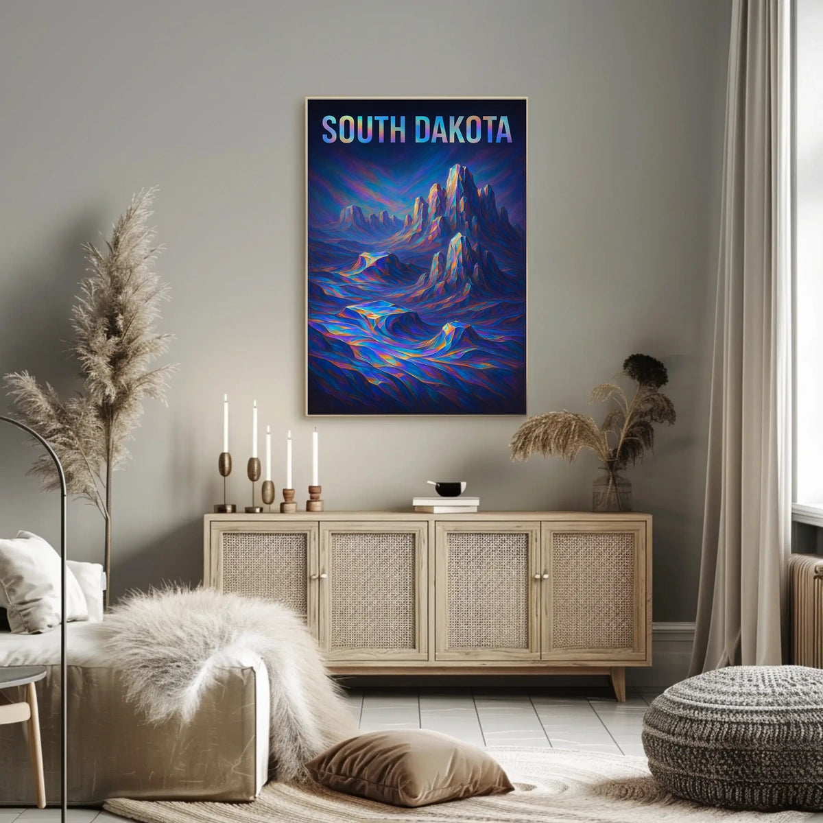 South Dakota Dreamscape Poster