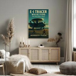 Grumman E-1 Tracer Military Recruitment Poster
