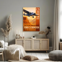 Ford C-3 Trimotor The Flying Washboard Poster