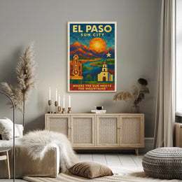 El Paso Sun City Poster