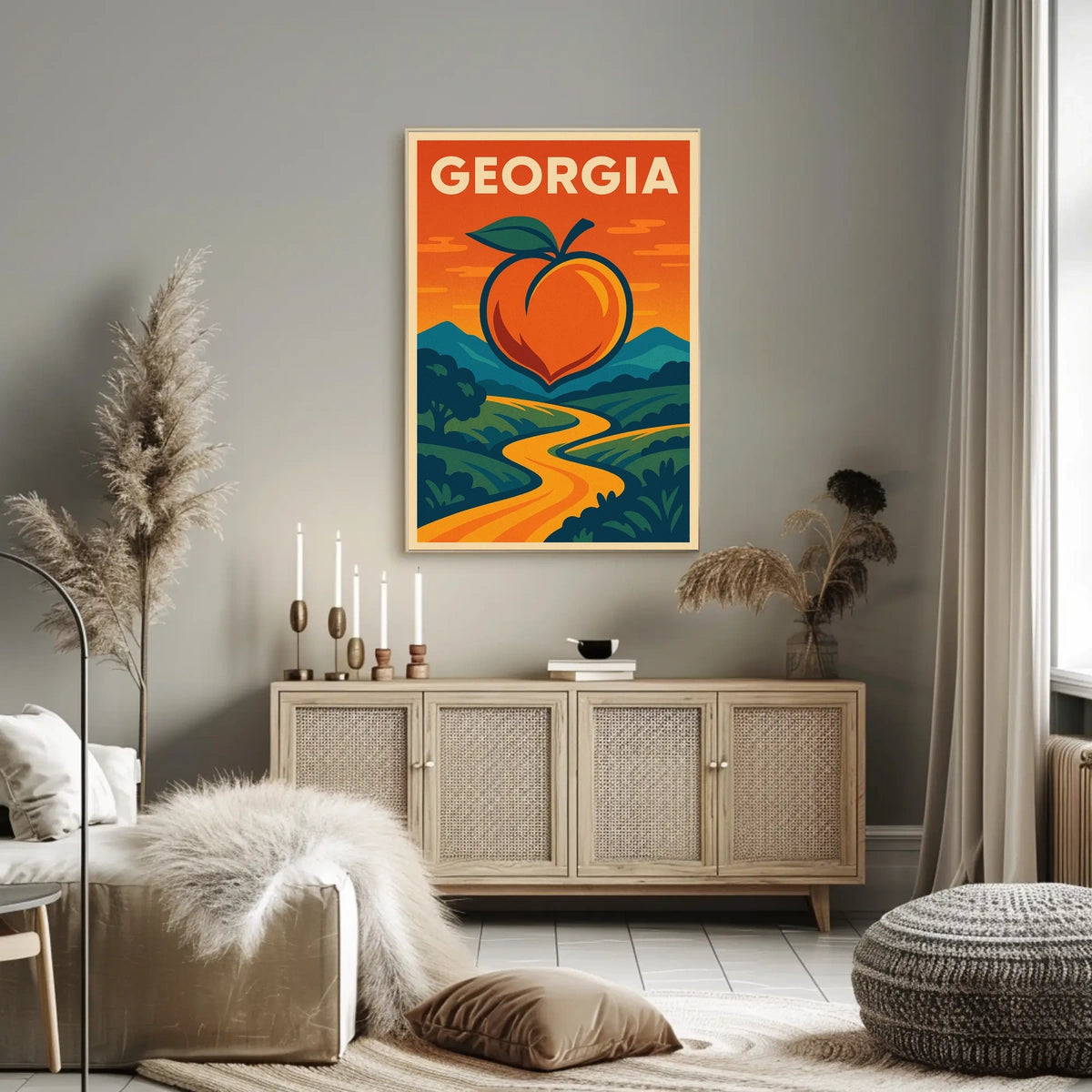 Georgia Peach Poster
