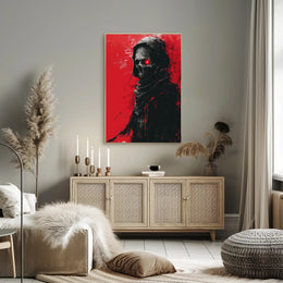 Dark Reaper Modern Gothic Art Poster Print PosterGoat