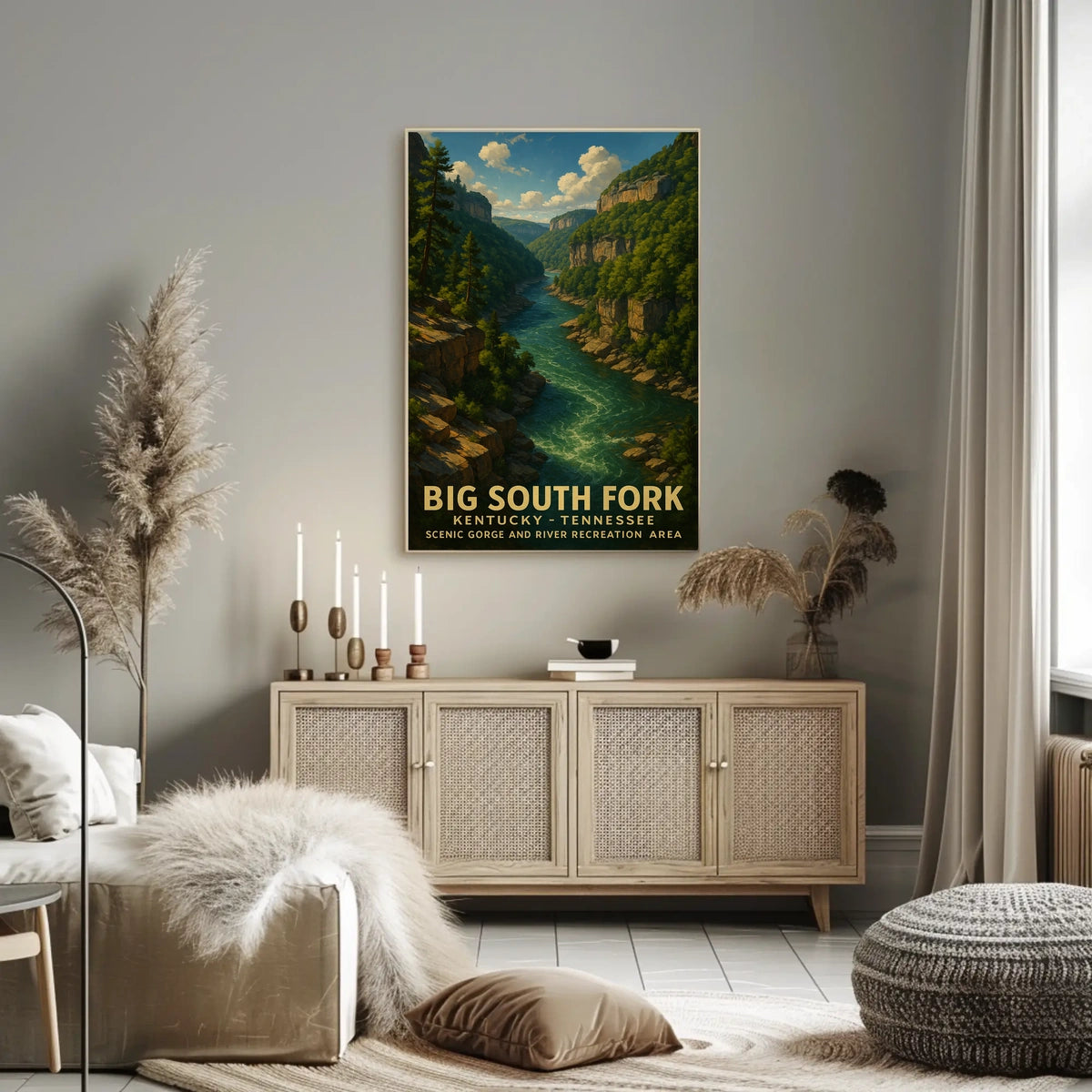 Big South Fork Scenic Gorge And River Poster