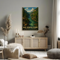 Big South Fork Scenic Gorge And River Poster